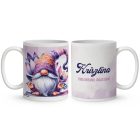 Névvel kérhető - Jóga manó lótusz ülésben mintás bögre