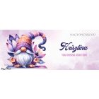 Névvel kérhető - Jóga manó lótusz ülésben mintás bögre