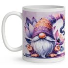 Névvel kérhető - Jóga manó lótusz ülésben mintás bögre