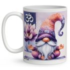 Névvel kérhető - Jóga manó OHM mintás bögre