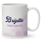 Névvel kérhető - Jóga manó OHM mintás bögre