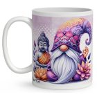 Névvel kérhető - Buddha Jóga manó mintás bögre