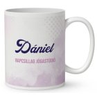 Névvel kérhető - Buddha Jóga manó mintás bögre