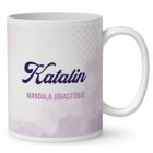 Névvel kérhető - Jóga manó gyakorlat mintás bögre