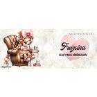 Névvel kérhető - Aranyos Körmös manólány mintás bögre