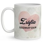 Névvel kérhető - Tündéri Körmös manólány mintás bögre