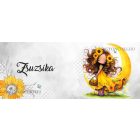 Névvel kérhető - Cuki Napraforgós tündérlány kosárral mintás bögre