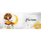 Névvel kérhető - Bájos Napraforgós tündérlány mintás bögre