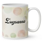 Névvel kérhető - Cuki őszi Könyvmoly lány mintás bögre