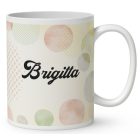 Névvel kérhető - Kávé és könyvek őszi Könyvmoly lány mintás bögre