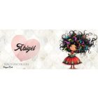 Névvel kérhető - Kedvenc könyv hercegnő mintás bögre