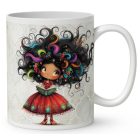 Névvel kérhető - Kedvenc könyv hercegnő mintás bögre