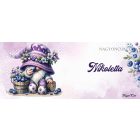 Névvel kérhető - Cuki áfonyás manó mintás bögre