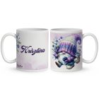 Névvel kérhető - Kalandor Áfonyás manó mintás bögre