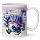 Névvel kérhető - Kalandor Áfonyás manó mintás bögre