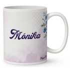 Névvel kérhető - Tündéri Áfonyás manó mintás bögre