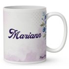 Névvel kérhető - Édes Áfonyás manó mintás bögre