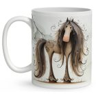 Névvel kérhető - Furi, de cuki lovas mintás bögre