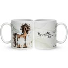 Névvel kérhető - Különleges furi lovas mintás bögre