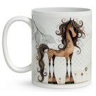 Névvel kérhető - Különleges furi lovas mintás bögre