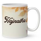 Névvel kérhető - Őszi manó lány ésa mókusok mintás bögre