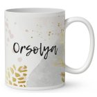 Névvel kérhető - Kávézó capybara mintás bögre