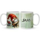 Névvel kérhető - Asztalos Ezermester manó mintás bögre