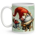 Névvel kérhető - Asztalos Ezermester manó mintás bögre