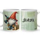 Névvel kérhető - Cuki Ezermester manó mintás bögre