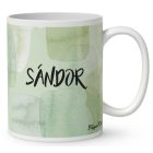 Névvel kérhető - Vízszerelő Ezermester manó mintás bögre