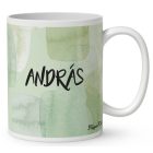 Névvel kérhető - Építész Ezermester manó mintás bögre