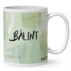 Névvel kérhető - A legjobb Ezermester manó mintás bögre