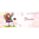 Névvel kérhető - Cuki virág tündér mintás bögre