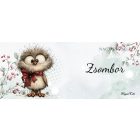 Névvel kérhető - Cuki karácsonyi bagoly masnival mintás bögre