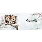 Névvel kérhető - Cuki karácsonyi mókuskák mintás bögre