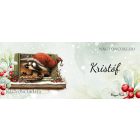 Névvel kérhető - Cuki karácsonyi mosómaci és a süti mintás bögre