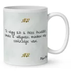 Személyre szabható - Szőke hajú Csini Vízöntő lány mintás bögre
