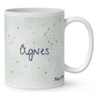 Személyre szabható - Vörös hajú Csini Vízöntő lány mintás bögre