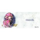 Személyre szabható - Rózsaszín hajú Csini Vízöntő lány mintás bögre