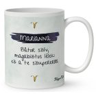 Személyre szabható - Barna hajú Csini Kos lány mintás bögre