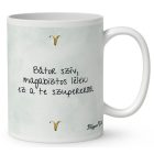 Személyre szabható - Barna hajú Csini Kos lány mintás bögre