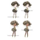 Személyre szabható - Barna hajú Csini Kos lány mintás bögre