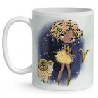 Személyre szabható - Szőke hajú Csini Kos lány mintás bögre