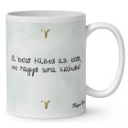 Személyre szabható - Szőke hajú Csini Kos lány mintás bögre