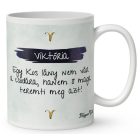 Személyre szabható - Vörös hajú Csini Kos lány mintás bögre