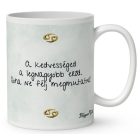 Személyre szabható - Barna hajú Csini Rák lány mintás bögre