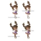 Személyre szabható - Barna hajú Csini Rák lány mintás bögre