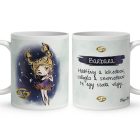 Személyre szabható - Szőke hajú Csini Rák lány mintás bögre