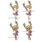 Személyre szabható - Szőke hajú Csini Rák lány mintás bögre