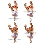 Személyre szabható - Vörös hajú Csini Rák lány mintás bögre